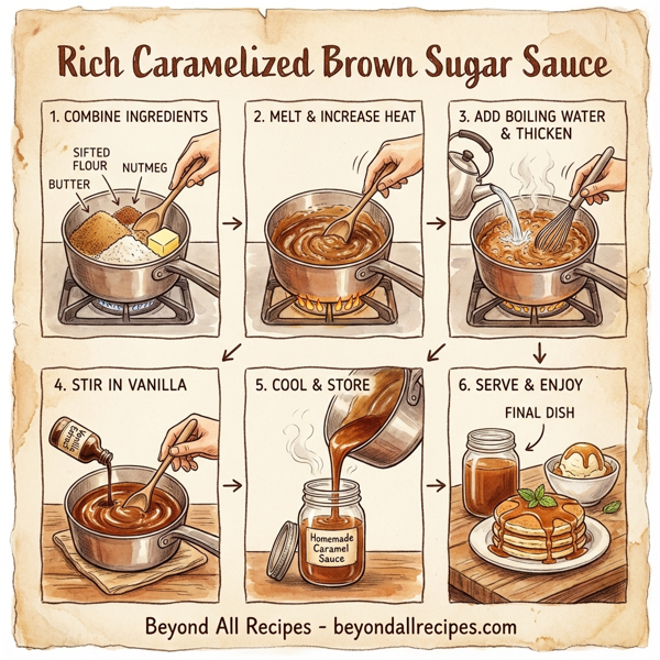 Rich Caramelized Brown Sugar Sauce instructions