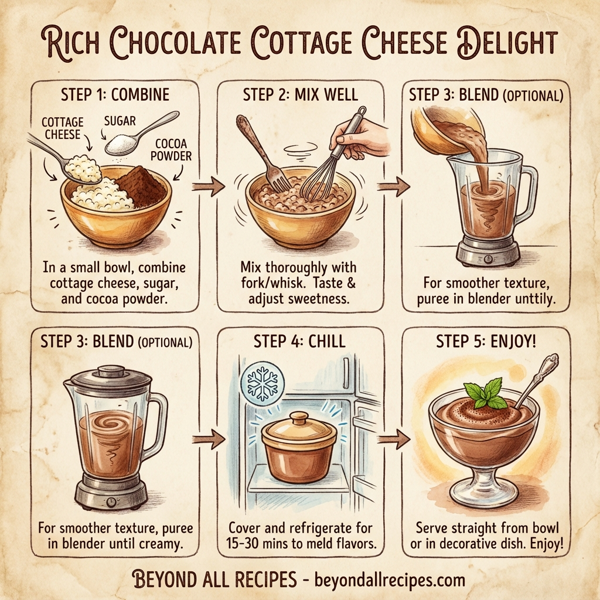 Rich Chocolate Cottage Cheese Delight instructions
