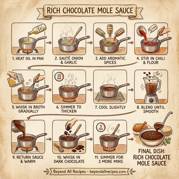 Rich Chocolate Mole Sauce instructions