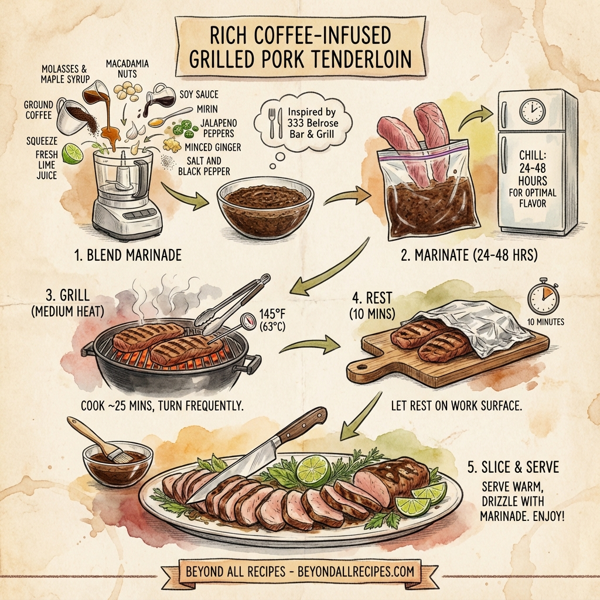 Rich Coffee-Infused Grilled Pork Tenderloin instructions