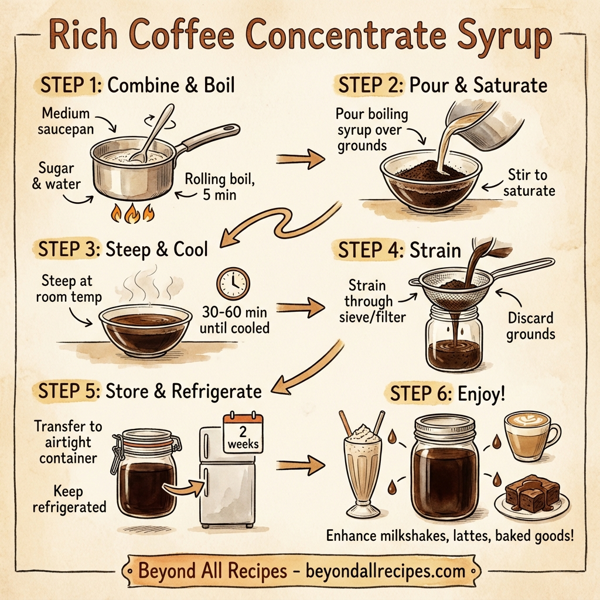 Rich Coffee Concentrate Syrup instructions