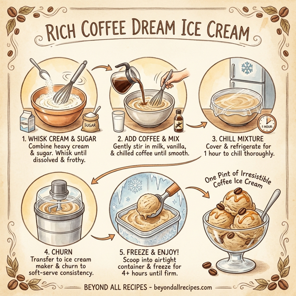 Rich Coffee Dream Ice Cream instructions
