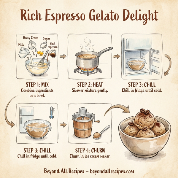 Rich Espresso Gelato Delight instructions