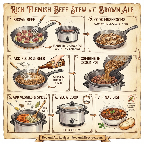 Rich Flemish Beef Stew with Brown Ale instructions