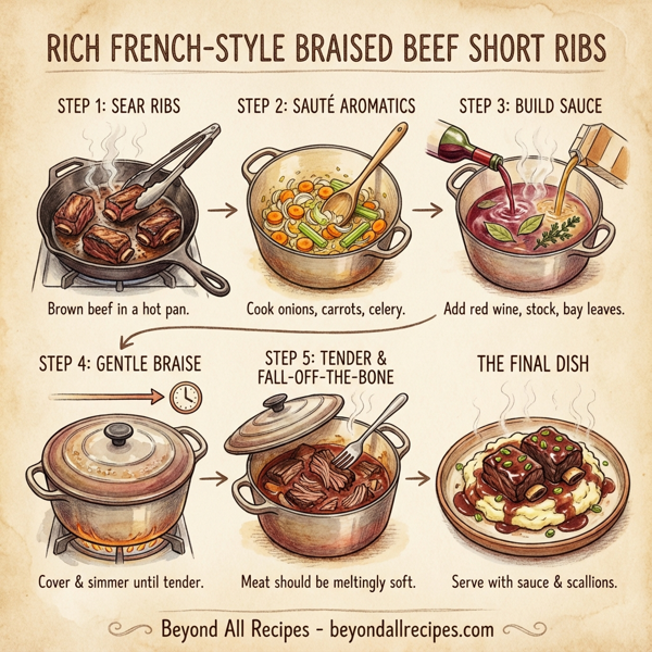 Rich French-Style Braised Beef Short Ribs instructions