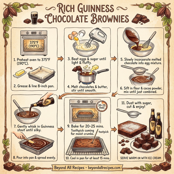 Rich Guinness Chocolate Brownies instructions