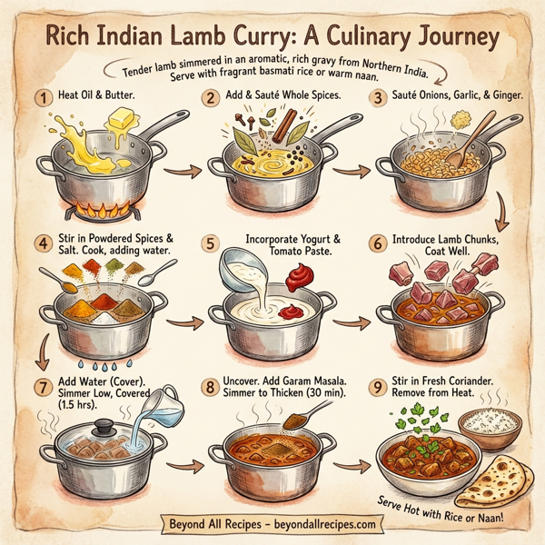 Rich Indian Lamb Curry instructions
