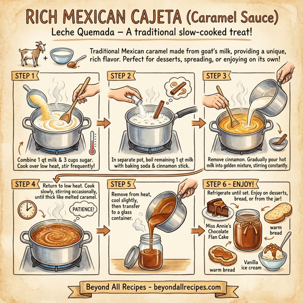 Rich Mexican Cajeta (Caramel Sauce) instructions