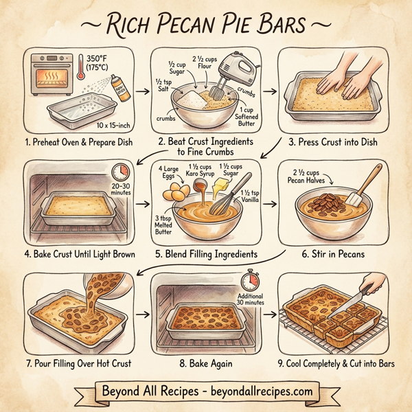 Rich Pecan Pie Bars instructions