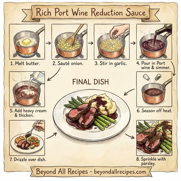 Rich Port Wine Reduction Sauce instructions