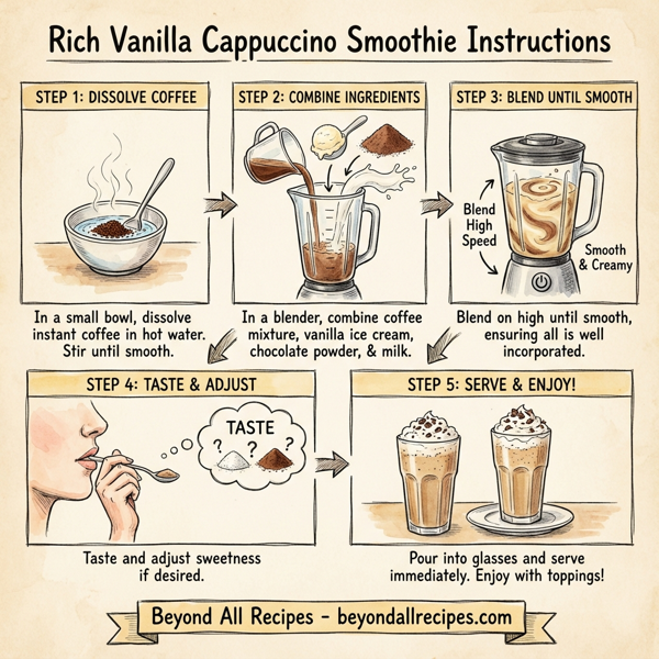 Rich Vanilla Cappuccino Smoothie instructions