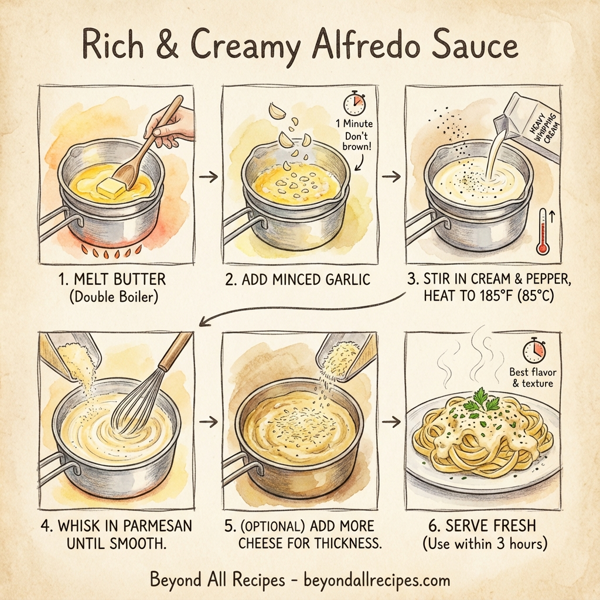Rich & Creamy Alfredo Sauce instructions