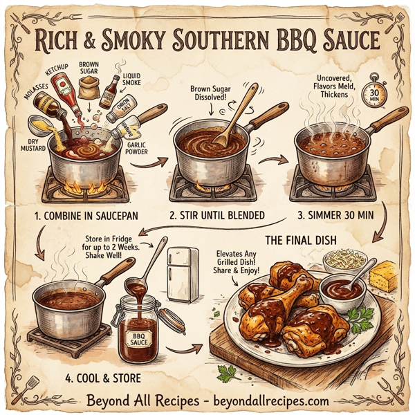 Rich & Smoky Southern BBQ Sauce instructions