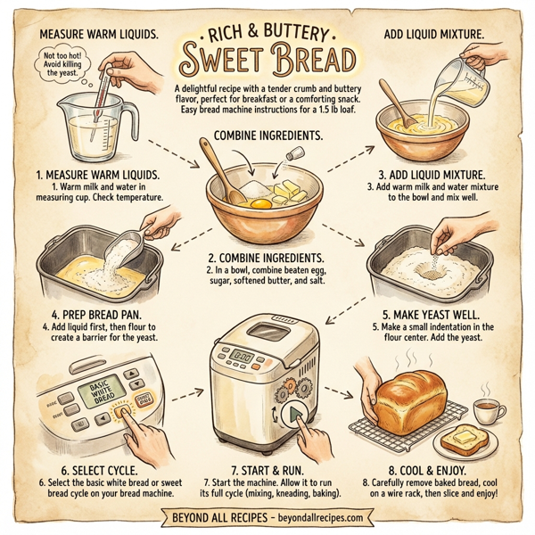 Rich and Buttery Sweet Bread instructions