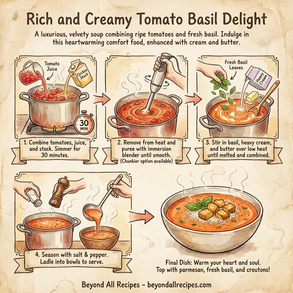 Rich and Creamy Tomato Basil Delight instructions