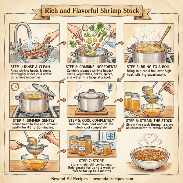 Rich and Flavorful Shrimp Stock instructions