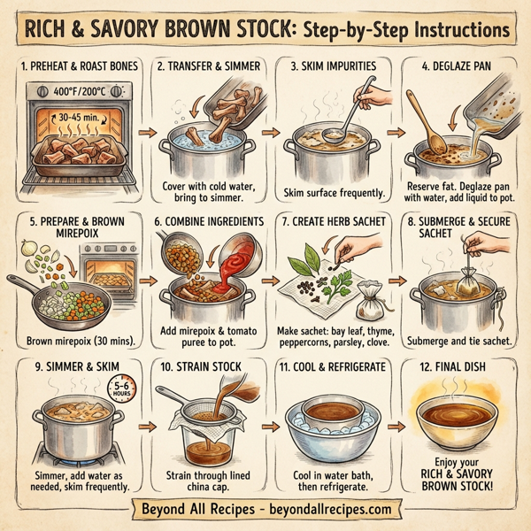 Rich and Savory Brown Stock instructions