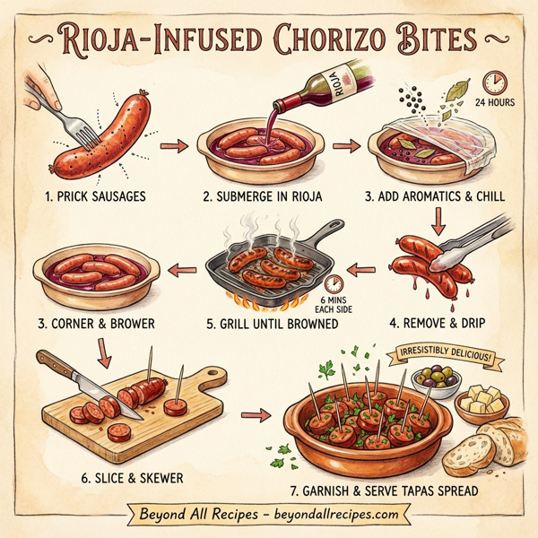  Rioja-Infused Chorizo Bites instructions