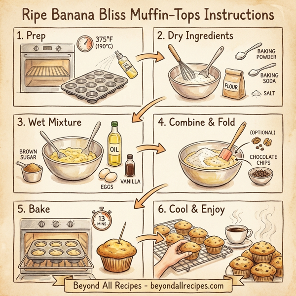 Ripe Banana Bliss Muffin-Tops instructions