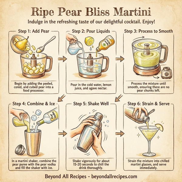 Ripe Pear Bliss Martini instructions