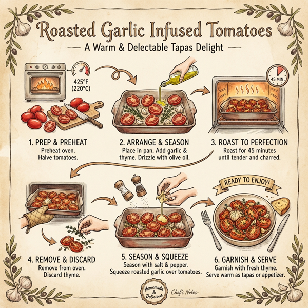 Roasted Garlic Infused Tomatoes instructions