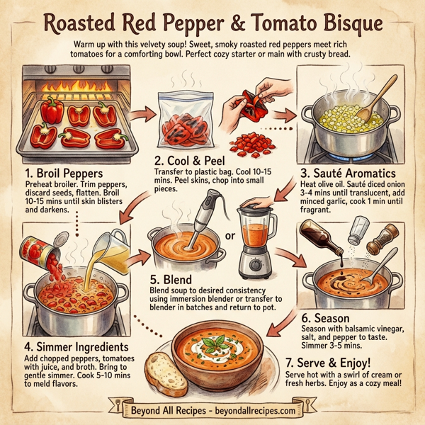 Roasted Red Pepper & Tomato Bisque instructions