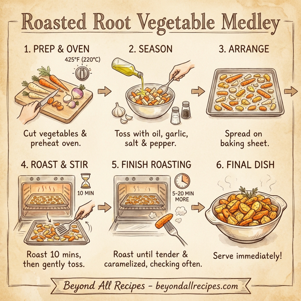 Roasted Root Vegetable Medley instructions