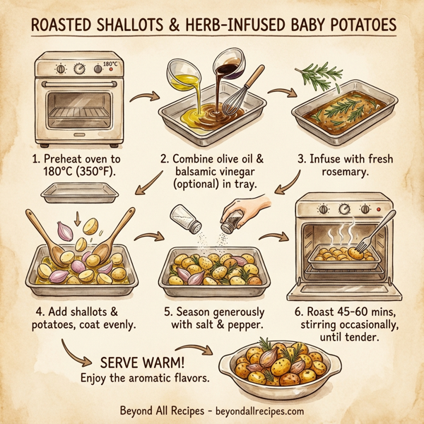 Roasted Shallots and Herb-Infused Baby Potatoes instructions