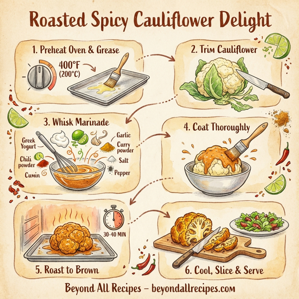 Roasted Spicy Cauliflower Delight instructions