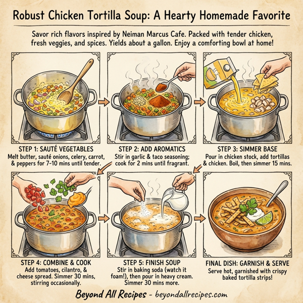Robust Chicken Tortilla Soup instructions