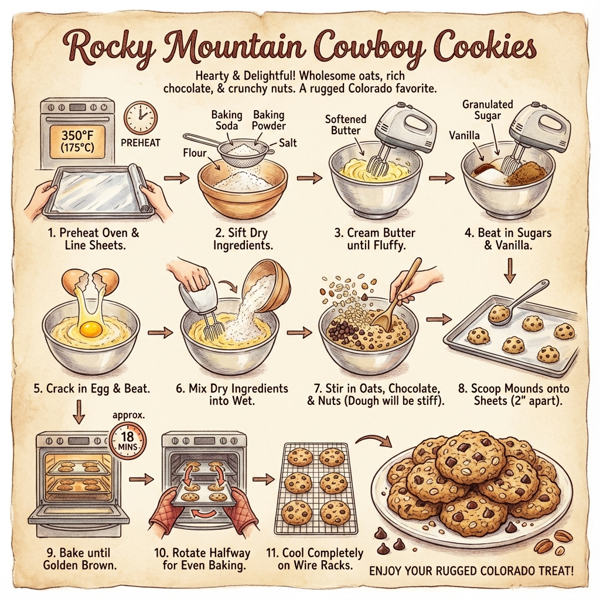 Rocky Mountain Cowboy Cookies instructions