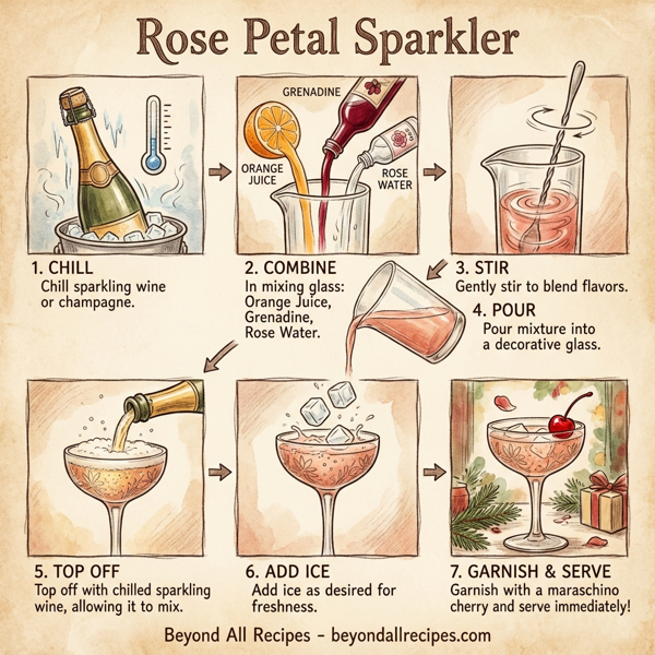 Rose Petal Sparkler instructions