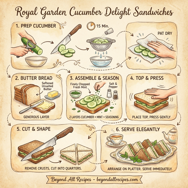 Royal Garden Cucumber Delight Sandwiches instructions