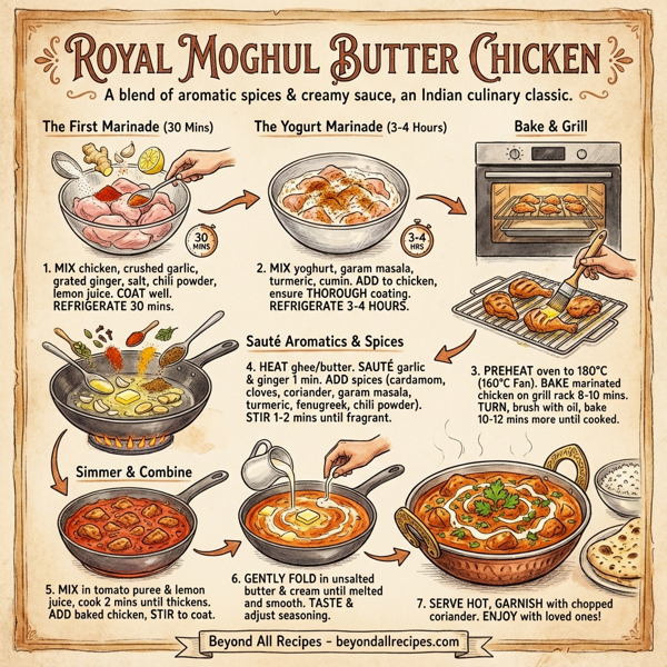 Royal Moghul Butter Chicken instructions