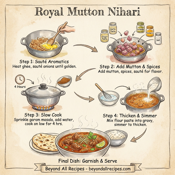 Royal Mutton Nihari instructions