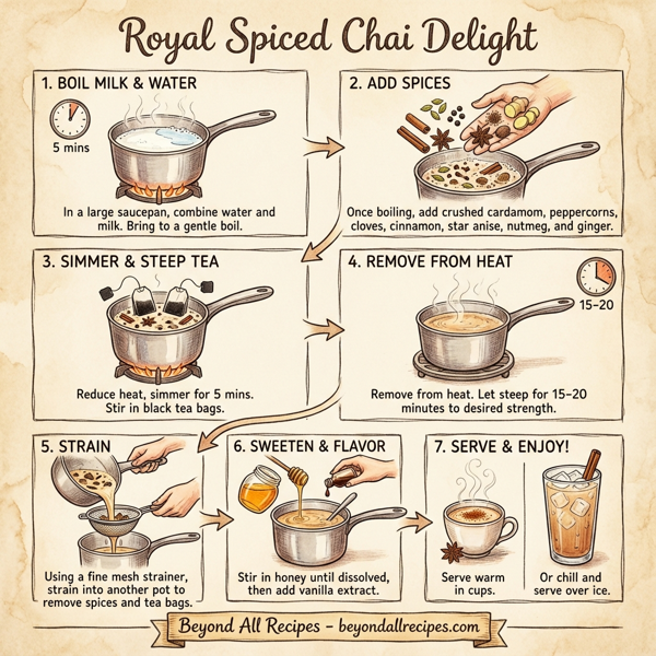 Royal Spiced Chai Delight instructions