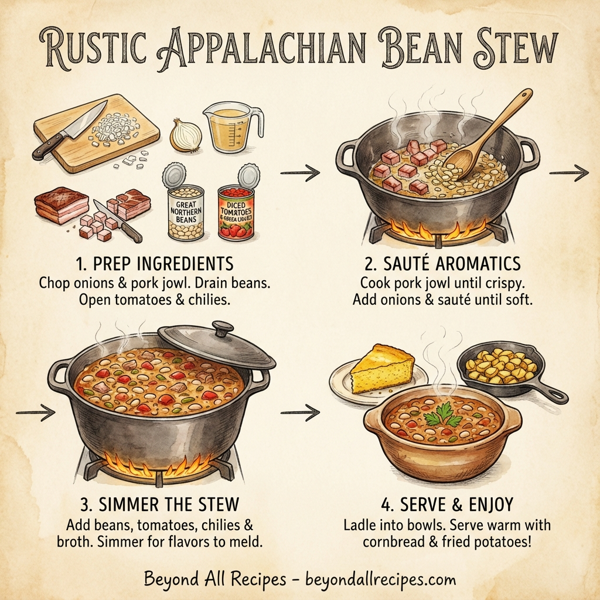 Rustic Appalachian Bean Stew instructions