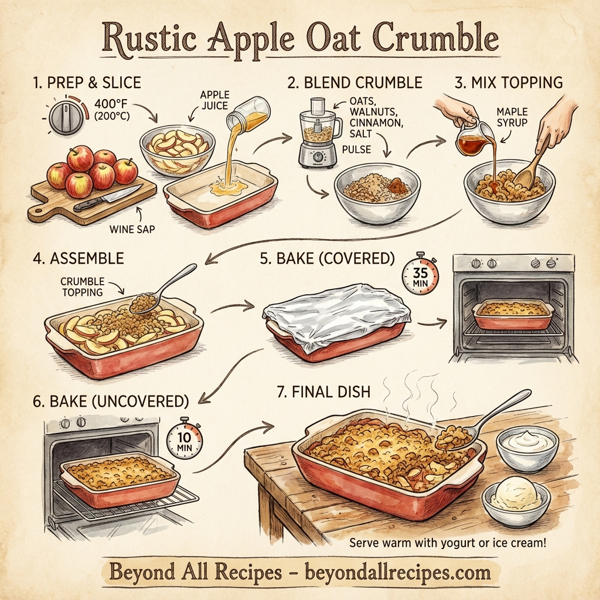 Rustic Apple Oat Crumble instructions