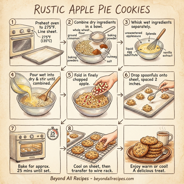Rustic Apple Pie Cookies instructions