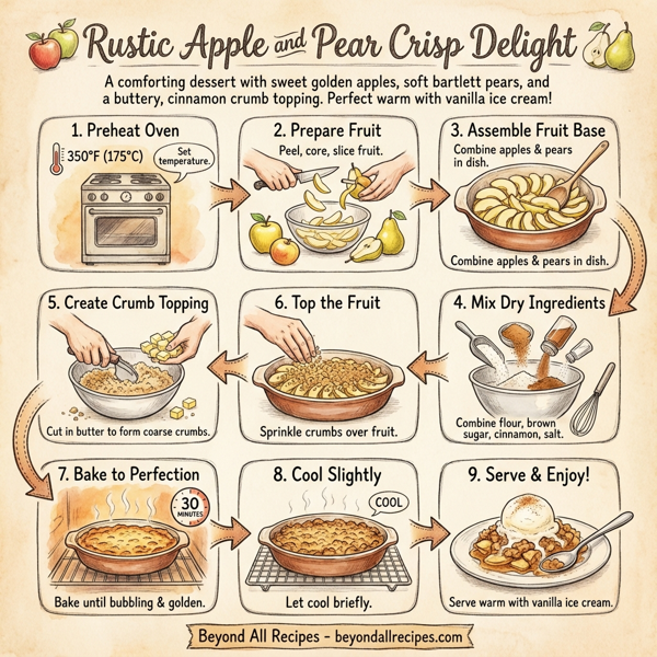 Rustic Apple and Pear Crisp Delight instructions