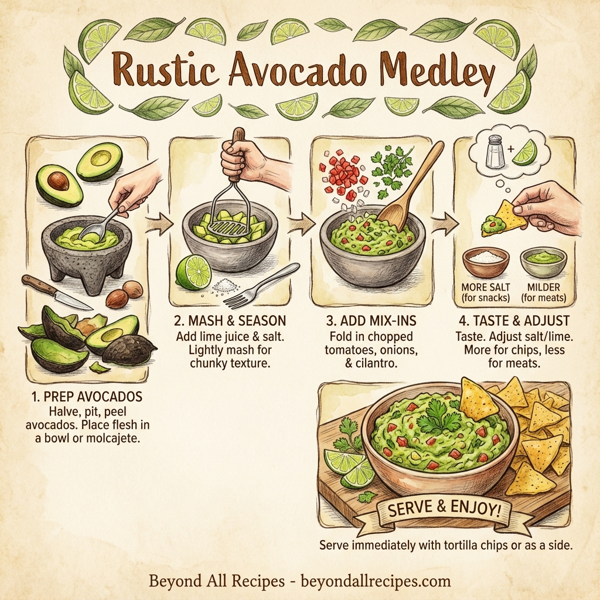 Rustic Avocado Medley instructions