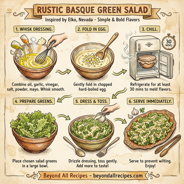 Rustic Basque Green Salad instructions
