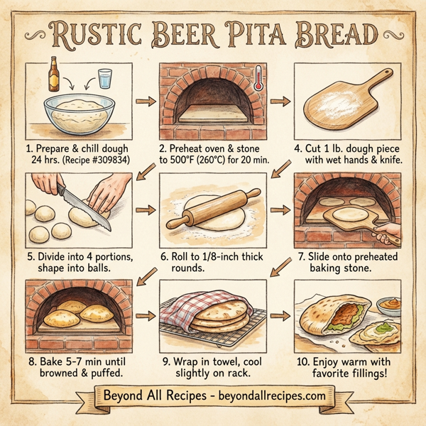 Rustic Beer Pita Bread instructions