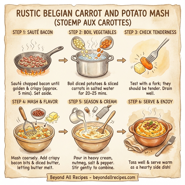 Rustic Belgian Carrot and Potato Mash instructions