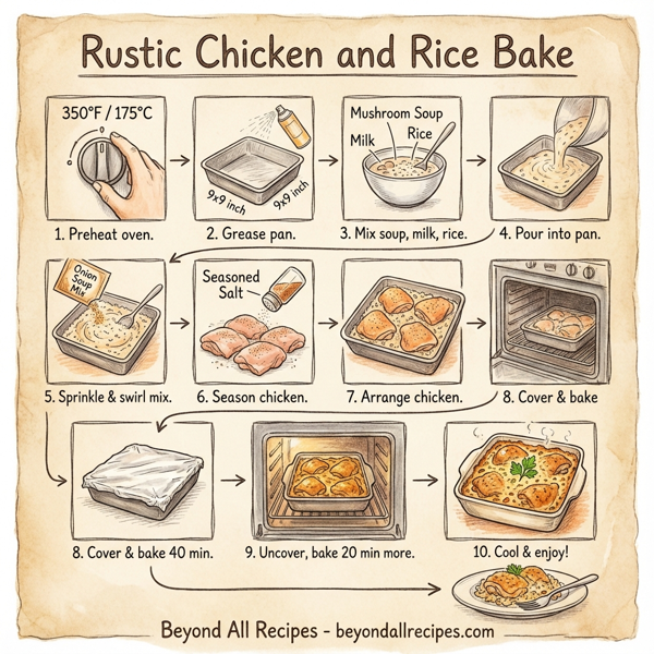 Rustic Chicken and Rice Bake instructions