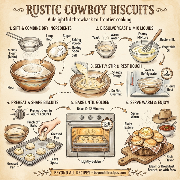 Rustic Cowboy Biscuits instructions