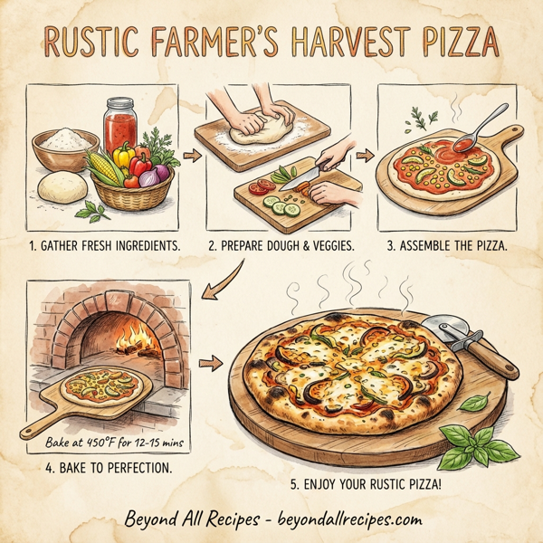 Rustic Farmer's Harvest Pizza instructions
