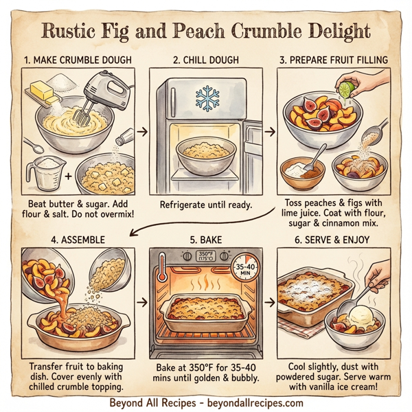 Rustic Fig and Peach Crumble Delight instructions