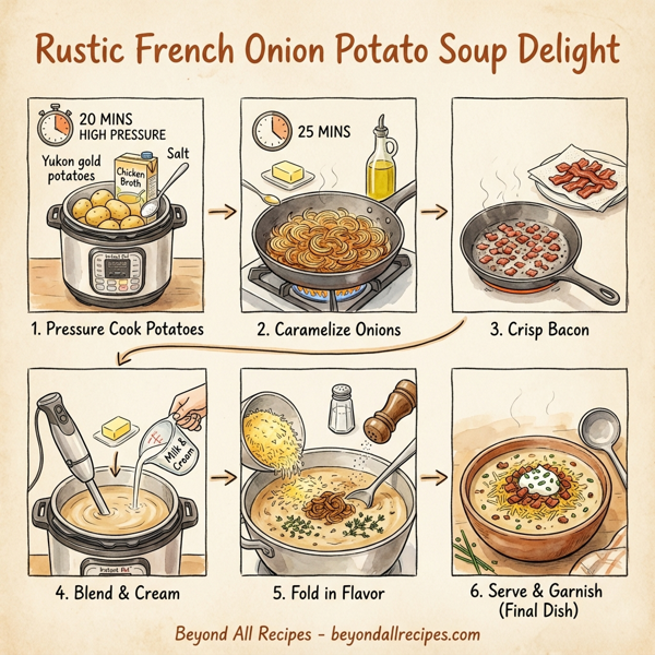 Rustic French Onion Potato Soup Delight instructions