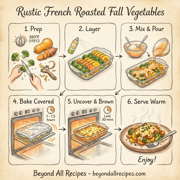 Rustic French Roasted Fall Vegetables instructions